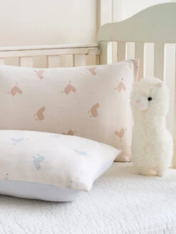 Happy Alpaca Cotton Knitted Pillow