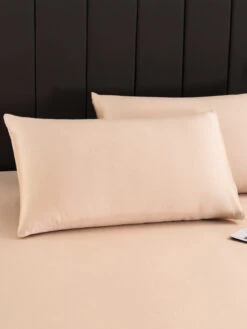 Apricot Solid Color TENCEL™ Lyocell Pillow Sham Set