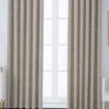 Simple Herringbone Solid Color Polyester Curtain -qbedding store 2X1.5 1 5447a01b 5487 4c14 803b a310df2323fa