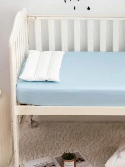 Baby Crib Fitted Sheet- PK/BL -qbedding store 2X1.5 2 564f1758 dd75 4713 9ed0 bdb7dda4e46a