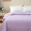 Theta Lilac Purple Pattern Cotton Light Comforter -qbedding store 2X1.5 3651