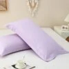 Theta Lilac Purple Pattern Cotton Pillow Sham -qbedding store 2X1.5 3fd4872f f9e4 416f b3f8 58c8b873b6af