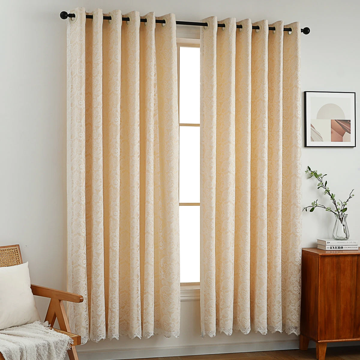 Butterfly Ripple Double Layer Curtain 6 Butterfly Ripple Double Layer Curtain - Image 4