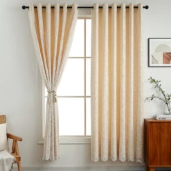 Butterfly Ripple Double Layer Curtain 21 Butterfly Ripple Double Layer Curtain -qbedding store 3E7A2078