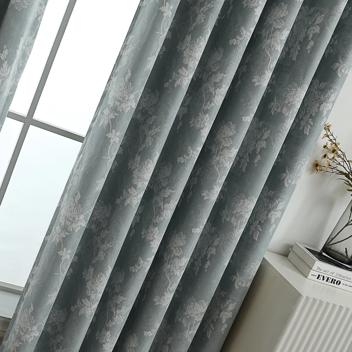 Dreamy Flower Jacquard Curtain 7 Dreamy Flower Jacquard Curtain - Image 5