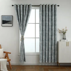 Dreamy Flower Jacquard Curtain 21 Dreamy Flower Jacquard Curtain -qbedding store 3E7A3805