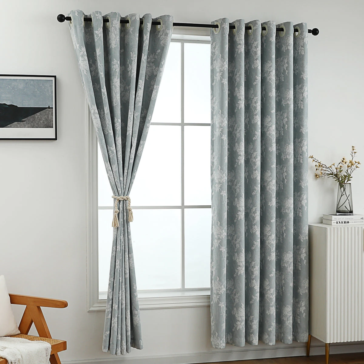 Dreamy Flower Jacquard Curtain 9 Dreamy Flower Jacquard Curtain - Image 7