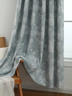 Dreamy Flower Jacquard Curtain 24 Dreamy Flower Jacquard Curtain -qbedding store 3E7A3809
