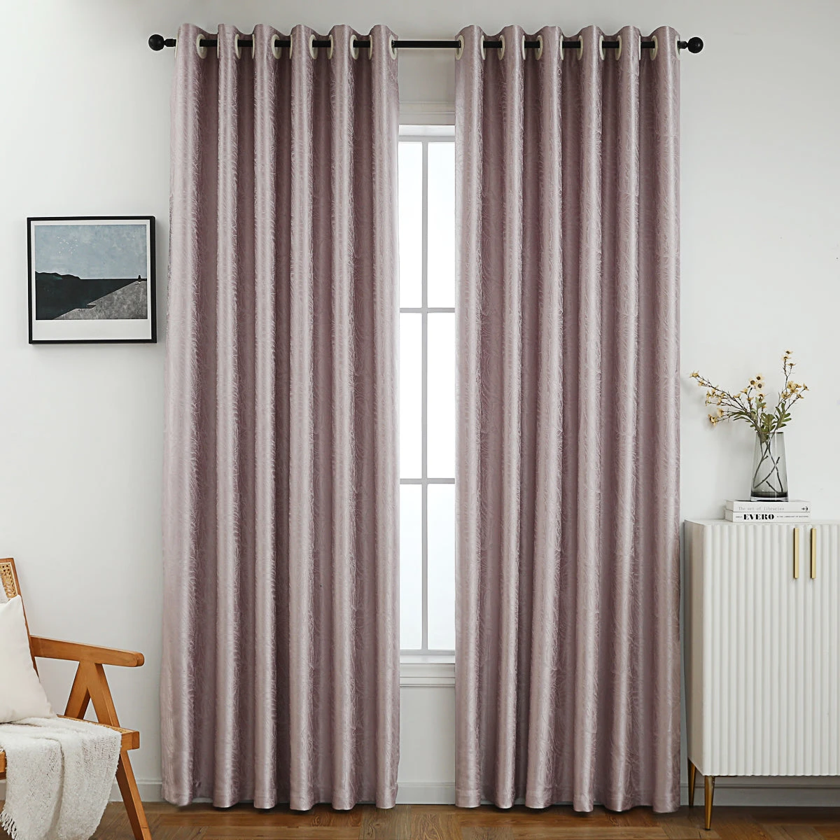 Enchanting Leaf Embossed Curtain 5 Enchanting Leaf Embossed Curtain - Image 3