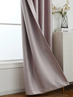 Enchanting Leaf Embossed Curtain 25 Enchanting Leaf Embossed Curtain -qbedding store 3E7A3884