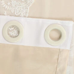 Tipsy Champagne Floral Double Layer Curtain 34 Tipsy Champagne Floral Double Layer Curtain -qbedding store 3E7A6476