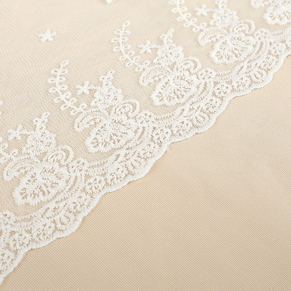 Tipsy Champagne Floral Double Layer Curtain 16 Tipsy Champagne Floral Double Layer Curtain - Image 14