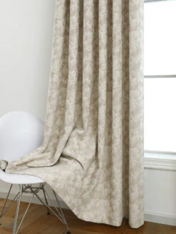 Lyra Embossed Jacquard Solid Color Curtain 13 Lyra Embossed Jacquard Solid Color Curtain -qbedding store 3E7A9652