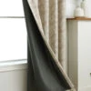 Lyra Embossed Jacquard Solid Color Curtain 2 Lyra Embossed Jacquard Solid Color Curtain -qbedding store 3E7A9653