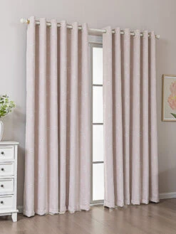 Fancy Floral Jacquard Curtain