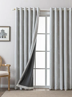 Yumoo Leaf Jacquard Curtain