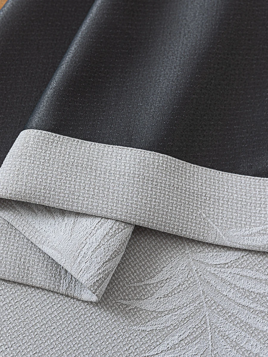 Yumoo Leaf Jacquard Curtain 4 Yumoo Leaf Jacquard Curtain - Image 2