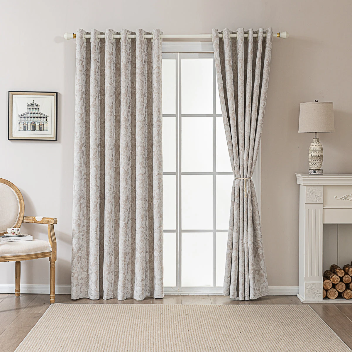 Vintage Leaf Embossed Curtain 13 Vintage Leaf Embossed Curtain - Image 11