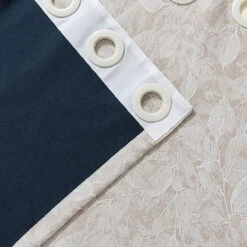 Vintage Leaf Embossed Curtain 27 Vintage Leaf Embossed Curtain -qbedding store 3F3A2651