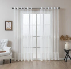 Dreamy Shadow Sheer Curtain -qbedding store 3F3A3959
