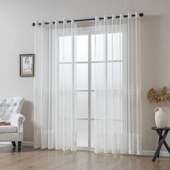 Dreamy Shadow Sheer Curtain -qbedding store 3F3A3962