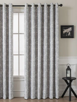 Secluded Bamboo Jacquard Curtain
