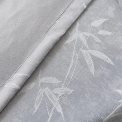 Secluded Bamboo Jacquard Curtain -qbedding store 3F3A4539