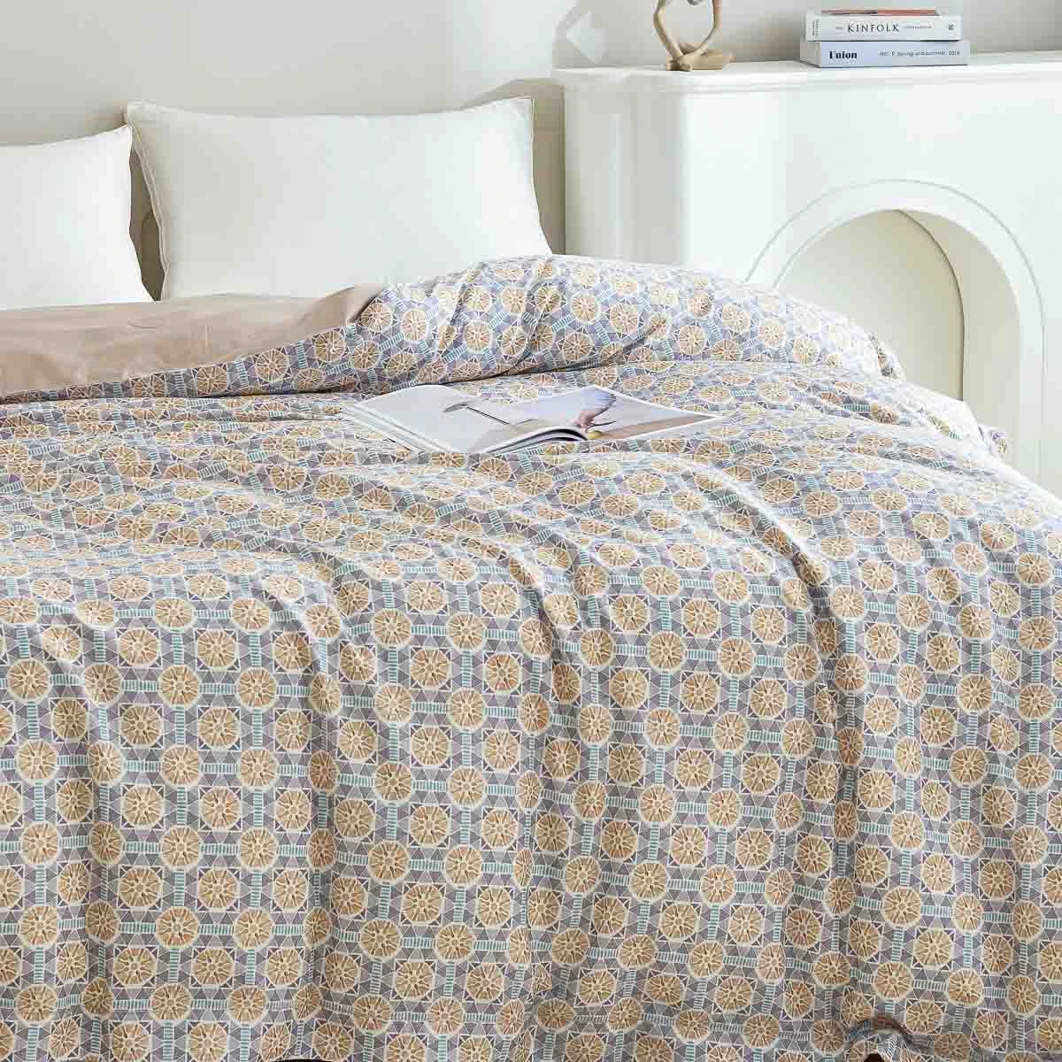 Sunshine Gold Premium Cotton Duvet Cover 5 Sunshine Gold Premium Cotton Duvet Cover - Image 3