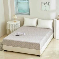 Sunshine Gold Premium Cotton Fitted Sheet -qbedding store 532 981601SunshineGold 2