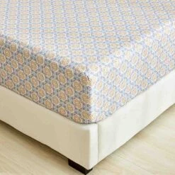 Sunshine Gold Premium Cotton Fitted Sheet -qbedding store 532 981601SunshineGold 3