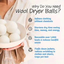 Wool Drying Balls In Laundry*3pcs/bag -qbedding store 5 83dbc9b4 9065 4fa6 999e 9ec1deef4ee4