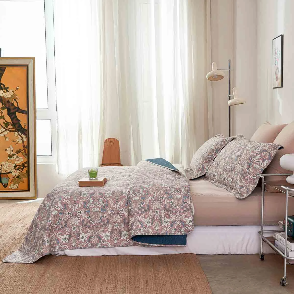 Turner Pattern Cotton Quilt Set 8 Turner Pattern Cotton Quilt Set - Image 6