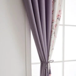 Lilac Land Floral Curtain 14 Lilac Land Floral Curtain -qbedding store 712 70332 7084 Lilac Land Floral Curtain 7