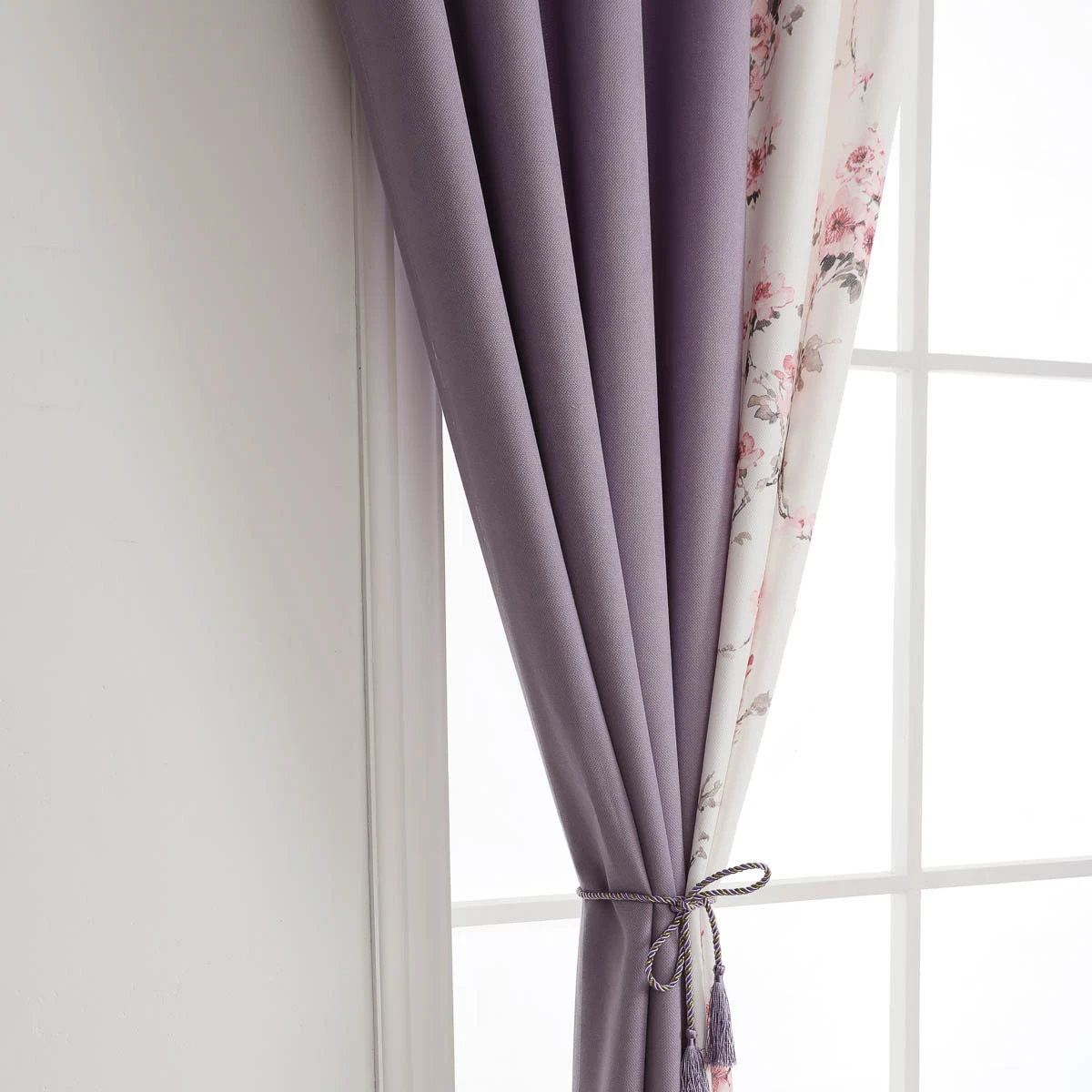 Lilac Land Floral Curtain 6 Lilac Land Floral Curtain - Image 4