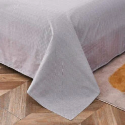 Alpha-Glacier Gray Cotton Flat Sheet -qbedding store Alpha Glacier Gray Cotton Flat Sheet 5 5173e582 ea82 45c1 8139 de27fbffa4d4