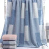 Cloud Space Cotton Bath Towel -qbedding store Cloud Space Bath Blue