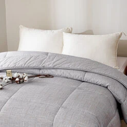 Psi-Starry Gray Cotton All Season Comforter 14 Psi-Starry Gray Cotton All Season Comforter -qbedding store DSC00287
