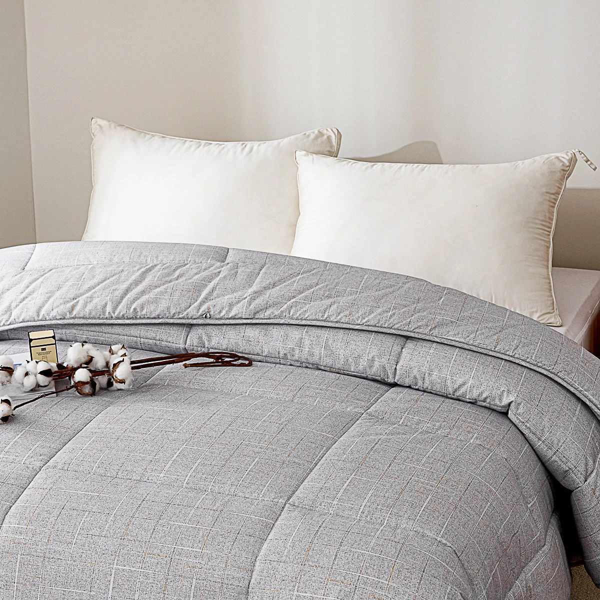 Psi-Starry Gray Cotton All Season Comforter 6 Psi-Starry Gray Cotton All Season Comforter - Image 4