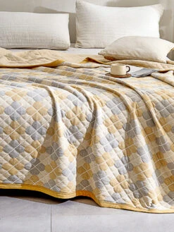 Asher Cotton Knitted Summer Blanket