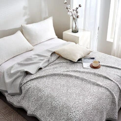 Cruise Cotton Knitted Summer Blanket -qbedding store DSC01768