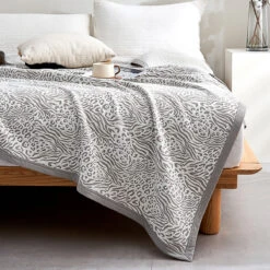 Cruise Cotton Knitted Summer Blanket -qbedding store DSC01769