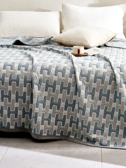 Vega Cotton Knitted Summer Blanket
