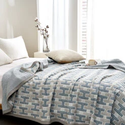 Vega Cotton Knitted Summer Blanket 19 Vega Cotton Knitted Summer Blanket -qbedding store DSC01784