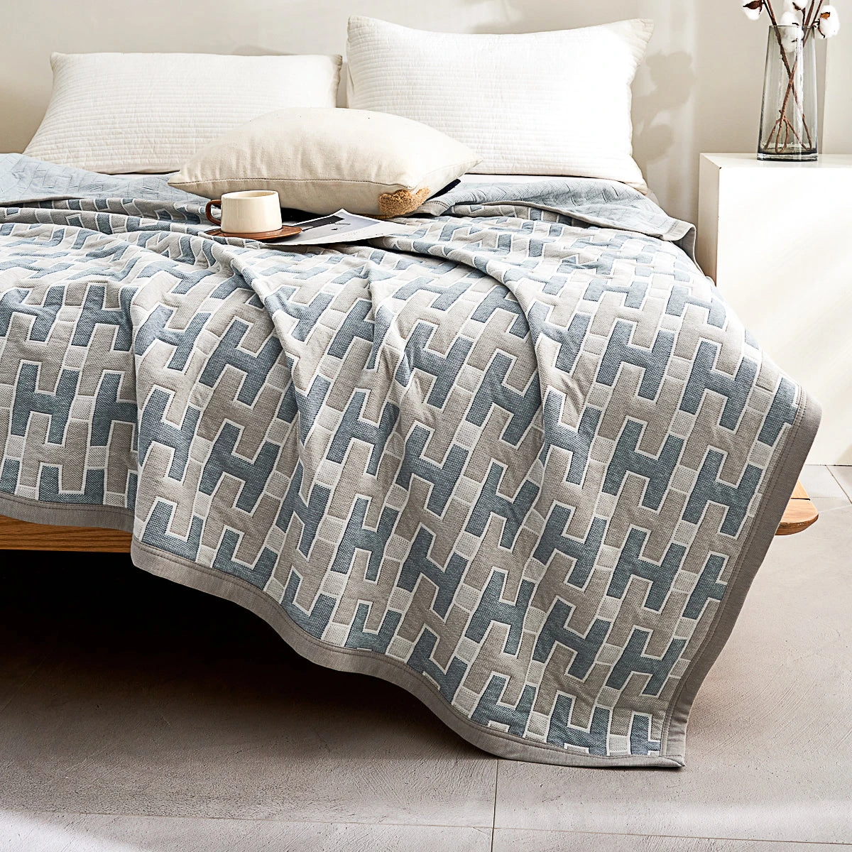 Vega Cotton Knitted Summer Blanket 8 Vega Cotton Knitted Summer Blanket - Image 6