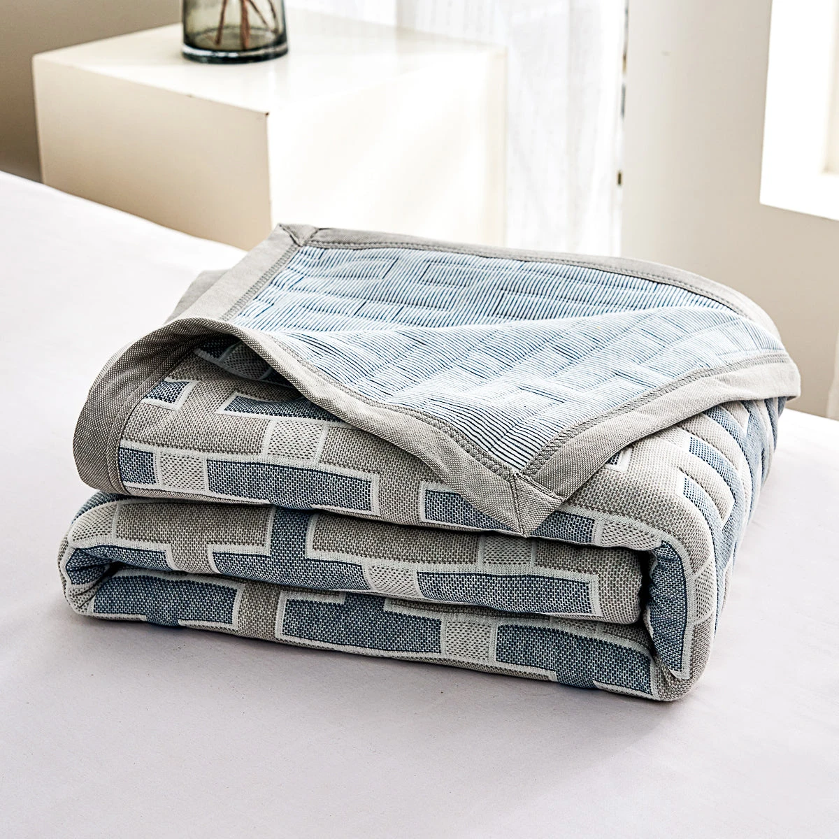 Vega Cotton Knitted Summer Blanket 6 Vega Cotton Knitted Summer Blanket - Image 4