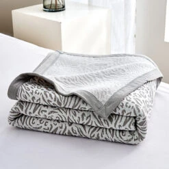 Cruise Cotton Knitted Summer Blanket -qbedding store DSC01795