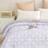 Enzo Pattern TENCEL™ Lyocell All Season Comforter -qbedding store DSC02038