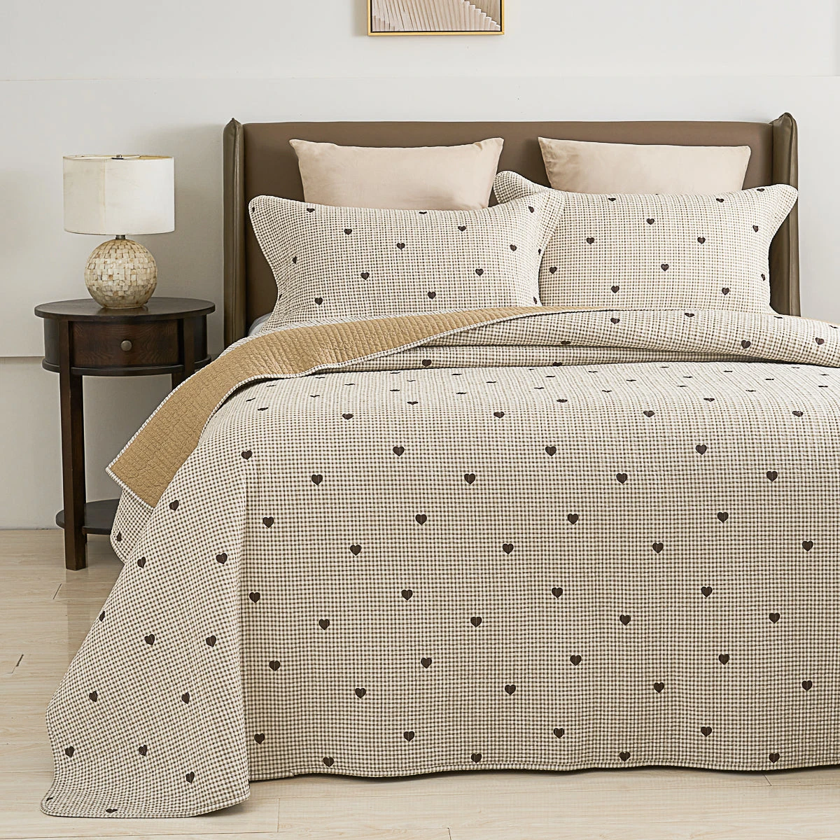 Cavani Pattern Cotton Quilt Set 5 Cavani Pattern Cotton Quilt Set - Image 3