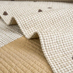 Cavani Pattern Cotton Quilt Set 20 Cavani Pattern Cotton Quilt Set -qbedding store DSC02094