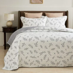 Joanny Floral Cotton Quilt Set 15 Joanny Floral Cotton Quilt Set -qbedding store DSC02101
